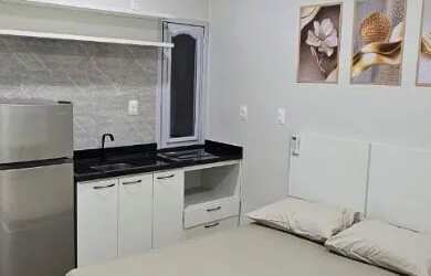Imagem 2: Apartamento tipo Studio 100 mobiliado e climatizado no Boulevard