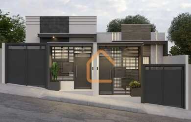 Imagem: Casa com 2 dormitórios à venda, 65 m² por R$ 315.000 - Parque