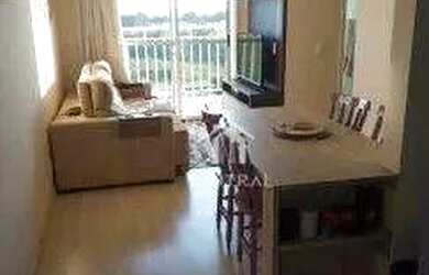 Imagem: O apartamento possui 2 Dormitórios, 1 Banheiro, 1 Vaga na garagem