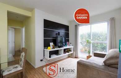 Imagem: O apartamento possui 2 Dormitórios, 1 Banheiro, 1 Vaga na garagem