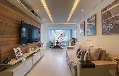 Imagem: O apartamento na cobertura possui 3 Dormitórios, 4 Banheiros