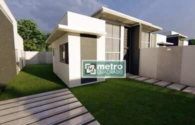 Imagem: A casa possui 2 Dormitórios, 2 Banheiros, 1 Vaga na garagem