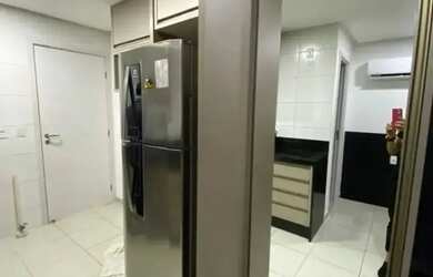 Imagem: O apartamento possui 1 Dormitório, 1 Banheiro, 1 Vaga na garagem