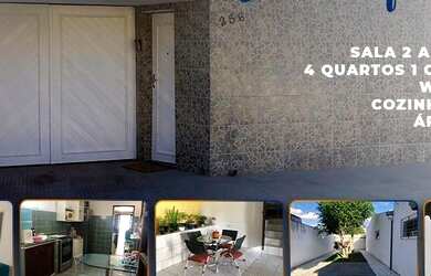 Imagem: A casa possui 4 Dormitórios, 2 Banheiros, 1 Vaga na garagem