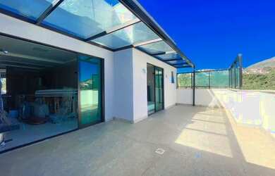 Imagem: O apartamento na cobertura possui 3 Dormitórios, 3 Banheiros