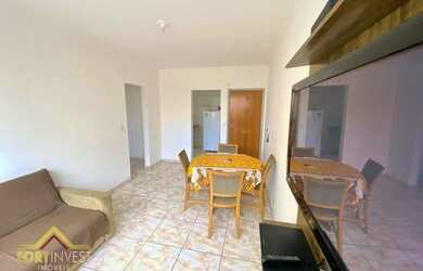 Imagem: O apartamento possui 1 Dormitório, 1 Banheiro, 1 Vaga na garagem