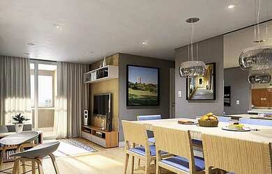 Imagem: O apartamento possui 2 Dormitórios, 2 Banheiros, 1 Vaga na