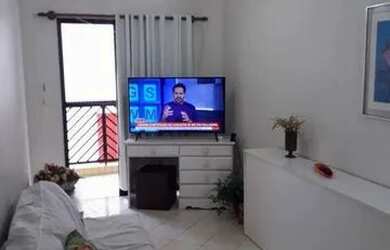 Imagem: O apartamento possui 1 Dormitório, 2 Banheiros, 1 Vaga na garagem