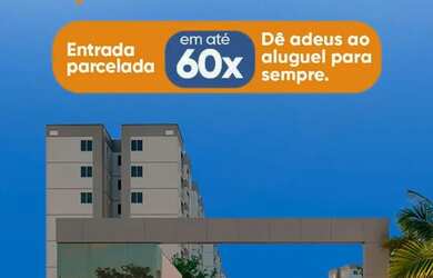 Imagem: O apartamento possui 2 Dormitórios, 1 Banheiro, 1 Vaga na garagem