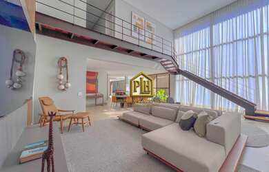 Imagem: A casa em condomínio possui 5 Dormitórios, 5 Banheiros, 5