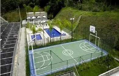 Imagem: O apartamento possui 2 Dormitórios, 1 Banheiro, 1 Vaga na garagem