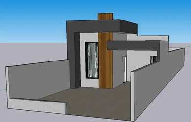 Imagem: A casa possui 2 Dormitórios, 1 Banheiro, 1 Vaga na garagem