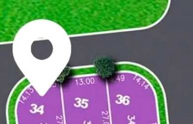 Imagem: O terreno possui 347m² de Área e está localizado em Setsul