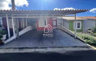 Imagem: A casa em condomínio possui 2 Dormitórios, 2 Banheiros, 59m²