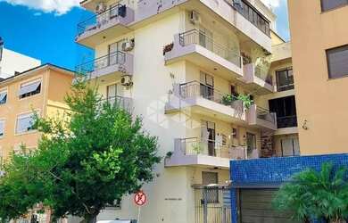 Imagem: O apartamento possui 1 Dormitório, 1 Banheiro, 1 Vaga na garagem