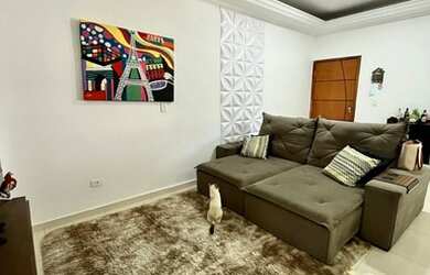 Imagem: A casa em condomínio possui 4 Dormitórios, 3 Banheiros, 2