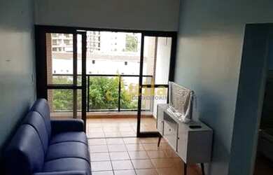 Imagem: O apartamento possui 1 Dormitório, 2 Banheiros, 1 Vaga na garagem