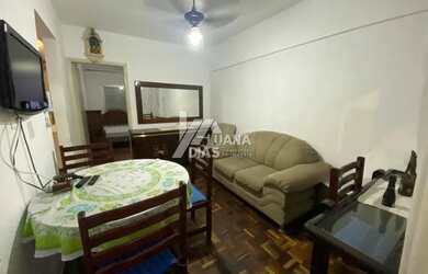 Imagem: O apartamento possui 1 Dormitório, 1 Banheiro, 1 Vaga na garagem