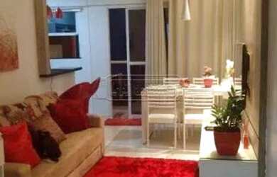 Imagem: O apartamento possui 1 Dormitório, 1 Banheiro, 1 Vaga na garagem