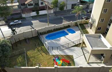 Imagem: O apartamento possui 2 Dormitórios, 1 Banheiro, 1 Vaga na garagem