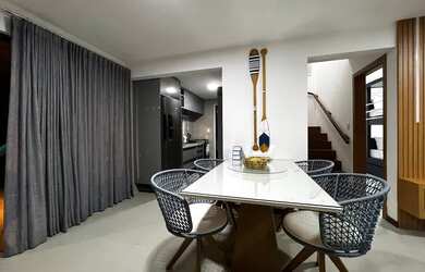 Imagem: A casa em condomínio possui 3 Dormitórios, 4 Banheiros, 2