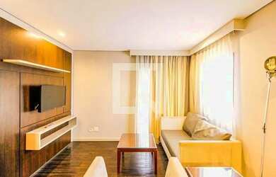 Imagem: O apartamento possui 1 Dormitório, 1 Banheiro, 1 Vaga na garagem