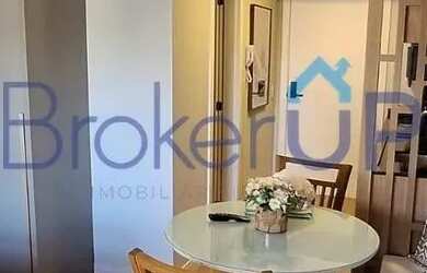 Imagem: A kitnet possui 1 Dormitório, 1 Banheiro, 1 Vaga na garagem