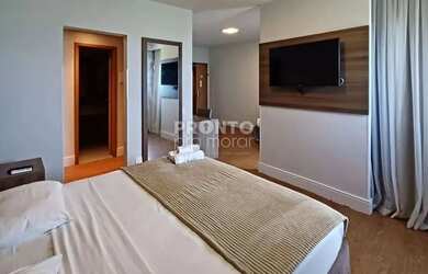 Imagem: O studio possui 1 Dormitório, 1 Banheiro e 41m² de Área e