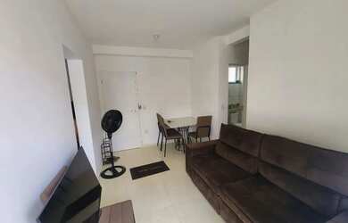 Imagem: O apartamento possui 1 Dormitório, 2 Banheiros, 1 Vaga na garagem