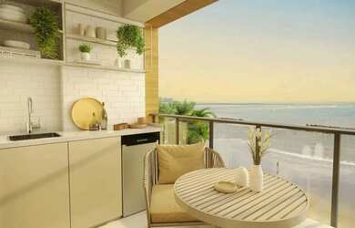 Imagem: O apartamento possui 2 Dormitórios, 2 Banheiros, 1 Vaga na