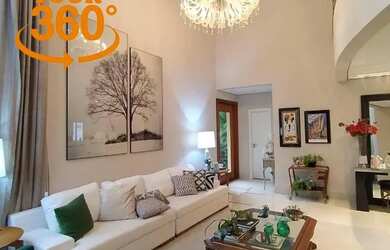 Imagem: A casa em condomínio possui 5 Dormitórios, 5 Banheiros, 4