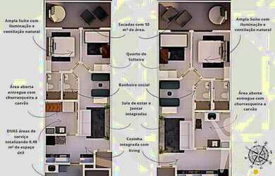Imagem 11: Cód. 11626 - Apartamento garden sem condomínio, com elevador, 02 dormitórios...