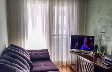 Imagem: O apartamento possui 2 Dormitórios, 1 Banheiro, 1 Vaga na garagem