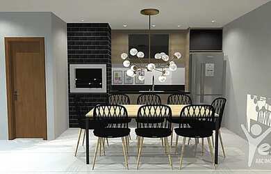 Imagem: O apartamento possui 2 Dormitórios, 3 Banheiros, 2 Vagas na