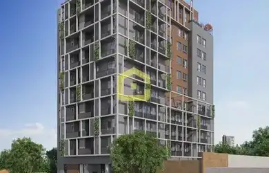 Imagem: O studio possui 1 Dormitório, 1 Banheiro, 31m² de Área e