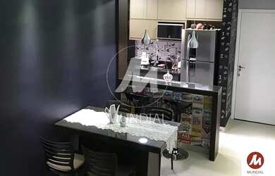 Imagem: O apartamento possui 2 Dormitórios, 1 Banheiro, 1 Vaga na garagem