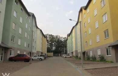 Imagem: O apartamento possui 2 Dormitórios, 1 Banheiro, 1 Vaga na garagem