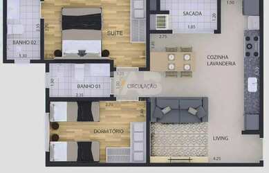Imagem 12: Apartamentos com 2 quartos à venda Navegantes