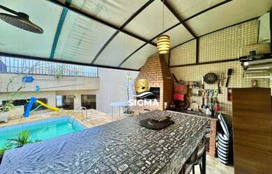 Imagem: O apartamento na cobertura possui 3 Dormitórios, 4 Banheiros