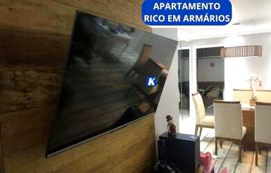 Imagem: O apartamento possui 3 Dormitórios, 2 Banheiros, 2 Vagas na