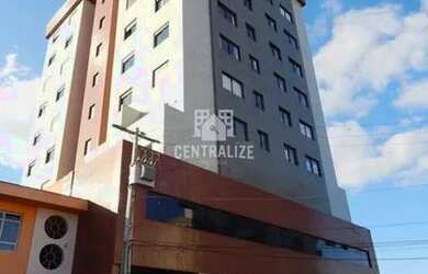 Imagem: O apartamento possui 1 Dormitório, 1 Banheiro, 1 Vaga na garagem