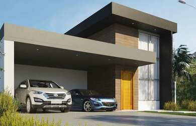 Imagem: A casa em condomínio possui 3 Dormitórios, 4 Banheiros, 4