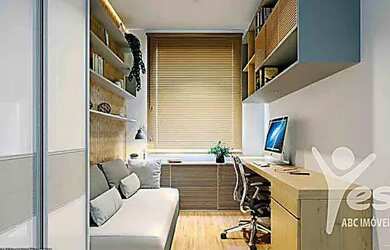 Imagem: O apartamento possui 2 Dormitórios, 1 Banheiro, 1 Vaga na garagem