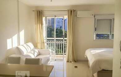 Imagem: O studio possui 1 Dormitório, 1 Banheiro, 1 Vaga na garagem