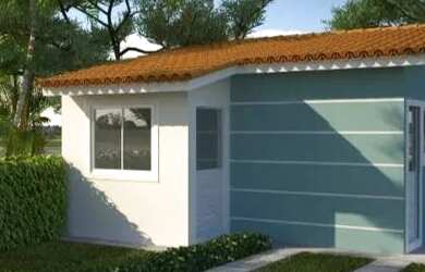 Imagem: A casa em condomínio possui 2 Dormitórios e 1 Banheiro e está