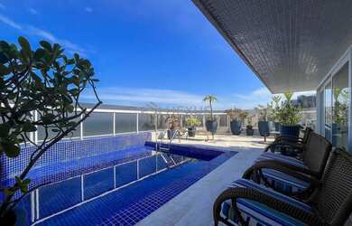 Imagem 1: Cobertura frente mar com vista mar, churrasqueira e piscina na Praia das...