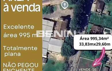 Imagem: O terreno possui 900m² de Área e está localizado em Feitoria