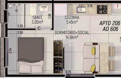 Imagem 16: Residencial Origem centro de Santa Maria-RS