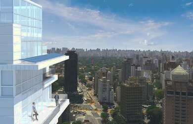 Imagem: O apartamento possui 2 Dormitórios, 4 Banheiros, 3 Vagas na