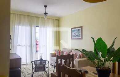 Imagem: O apartamento possui 1 Dormitório, 1 Banheiro, 1 Vaga na garagem